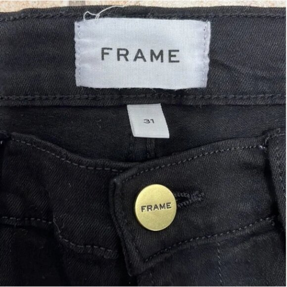 FRAME DENIM Le High Skinny size 31 black - Picture 10 of 12
